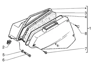 Air intake filter