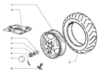 Rear wheel