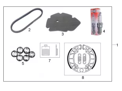 Kit de inspección completo