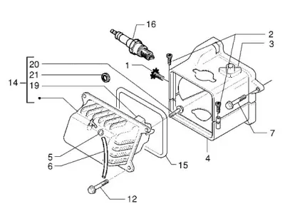 Tapa deflector cilindro