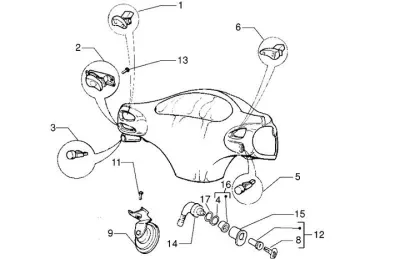 Kit serrure - interrupteur - contacteur coupe circuit