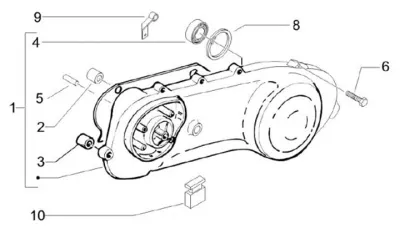 Couvercle carter moteur