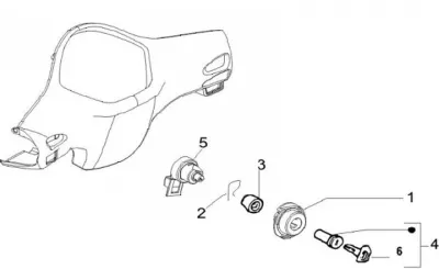 Lock set - ignition switch