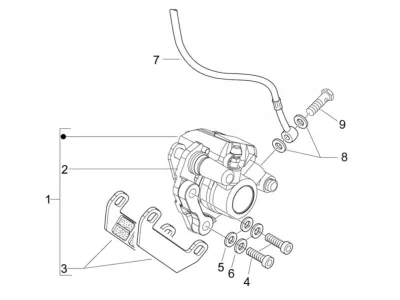 Front brake system