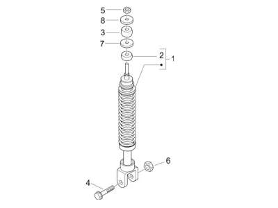 Rear shock absorber