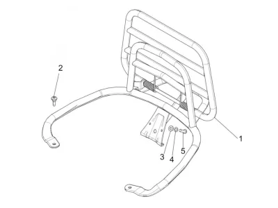 Porte bagages arrière