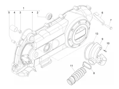Couvercle carter moteur