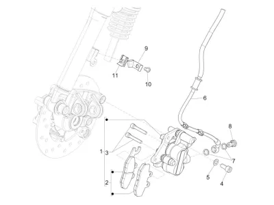 Front brake system