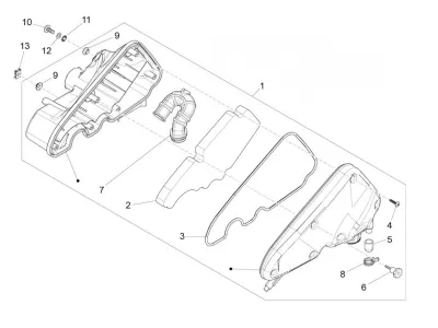 Air intake filter
