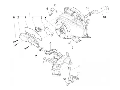 Secondary air system