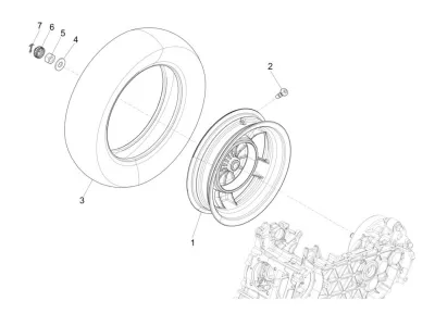 Rear wheel