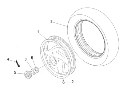 Rear wheel