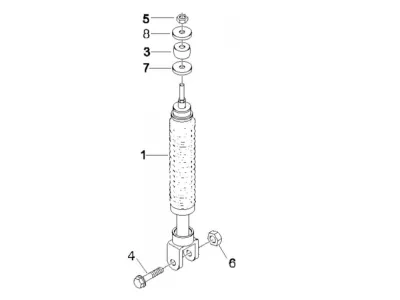 Rear shock absorber