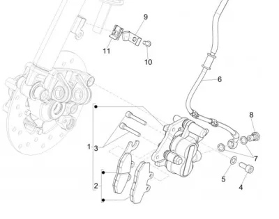 Front brake system