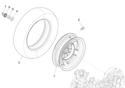 Rear wheel