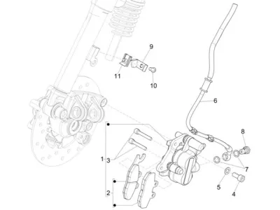 Front brake system