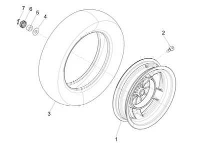 Rear wheel
