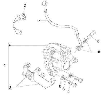 Front brake system