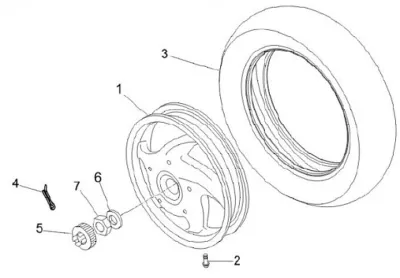 Rear wheel