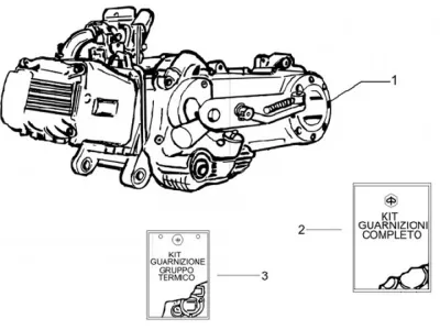 Engine - gasket set engine