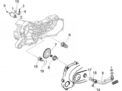 Starter motor - kickstarter