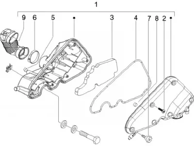 Air intake filter