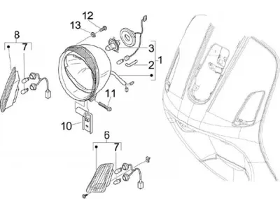 Headlight - indicator