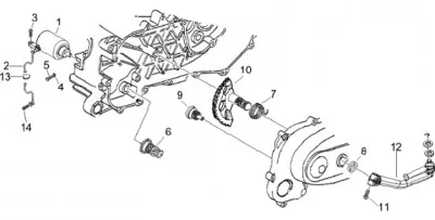 Starter motor - kickstarter