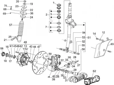 Fork - steering set