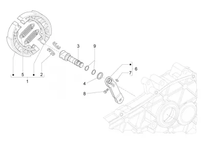 Rear brake system