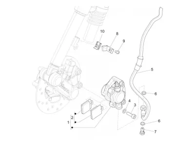 Front brake system