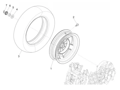 Rear wheel
