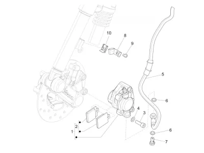 Front brake system