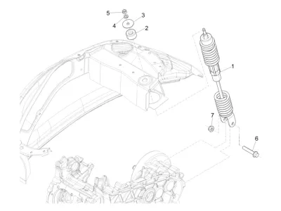 Rear shock absorber