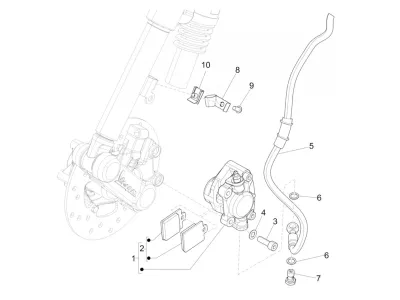 Front brake system