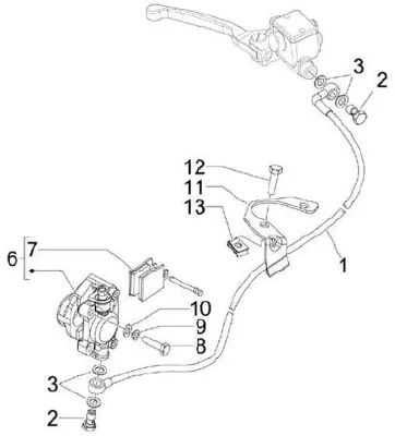 Front brake system