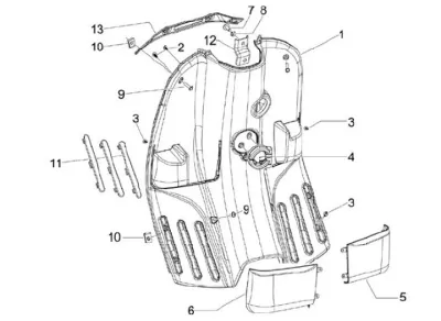 Legshield inner