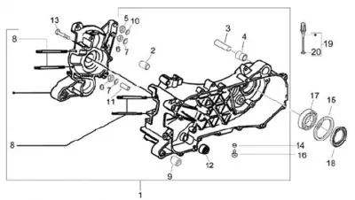 Engine casing