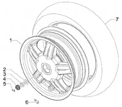 Rear wheel