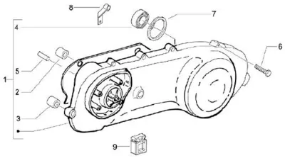 Couvercle carter moteur