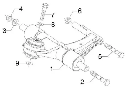 Bras oscillant