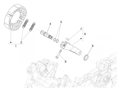 Bakbromssystem