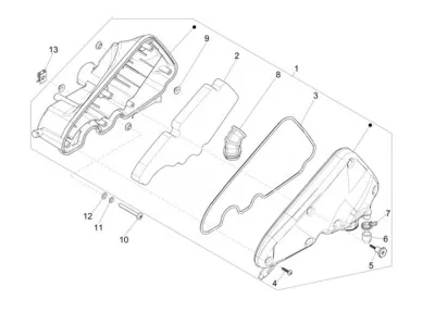 Air intake filter