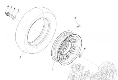 Rear wheel
