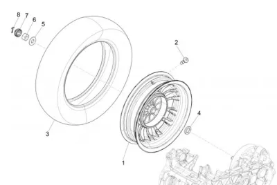 Rear wheel