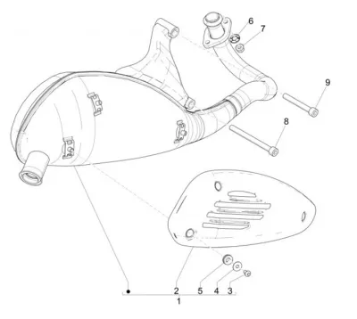 Secondary air housing