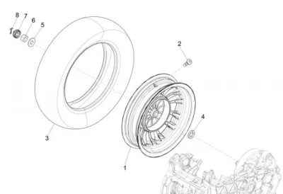 Rear wheel