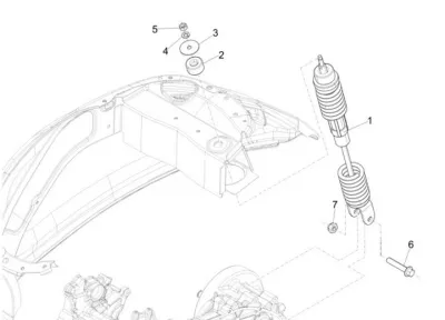 Rear shock absorber