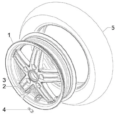 Ruota anteriore