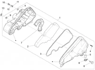 Air intake filter